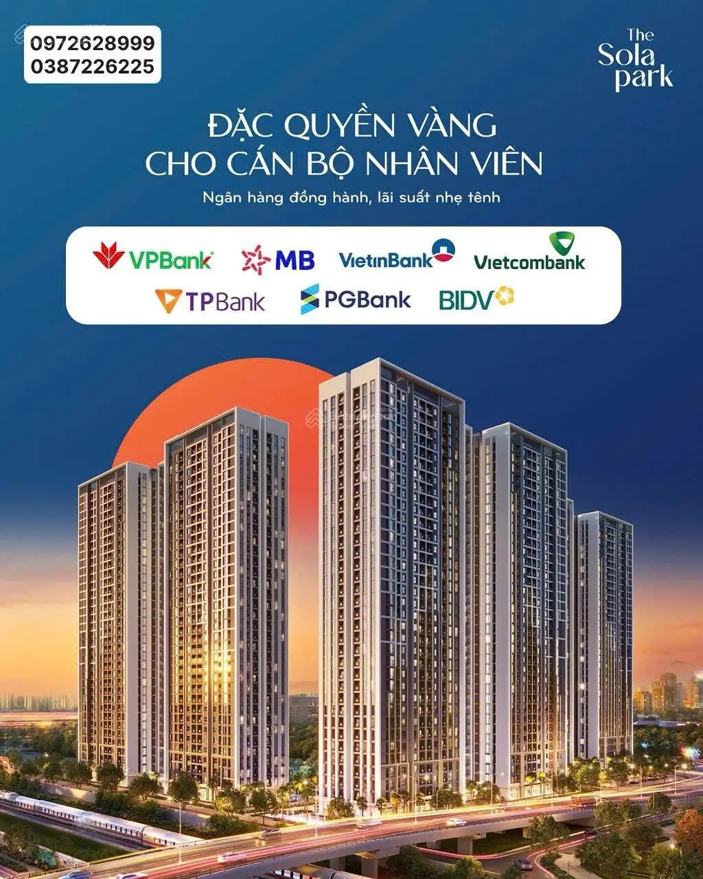 Căn hộ Sola park chỉ 68,2tr/m2, 2 hầm để xe, CK trực tiếp 138tr, TT toán sớm ck 12,5%