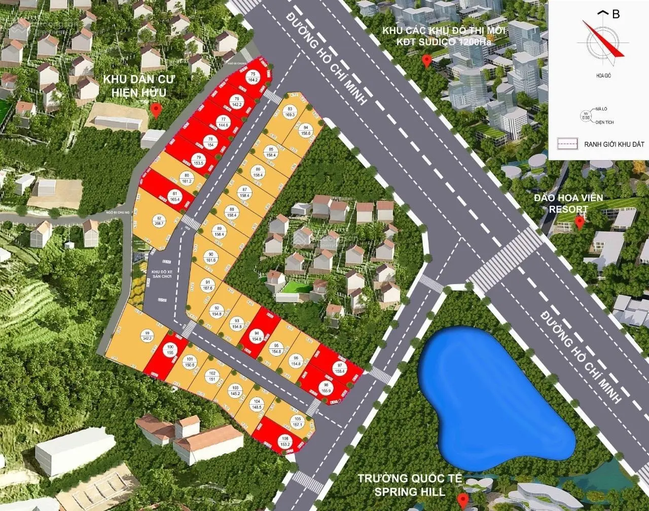 Cần bán đất tại trường Spinghill Đông Xuân Quốc Oai Hà Nội