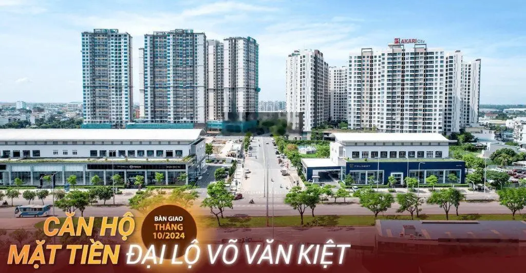 Bán nhanh căn hộ Akari City Nam Long, Võ Văn Kiệt, có sổ hồng, hỗ trợ vay ngân hàng. LH: 0907 404 ***
