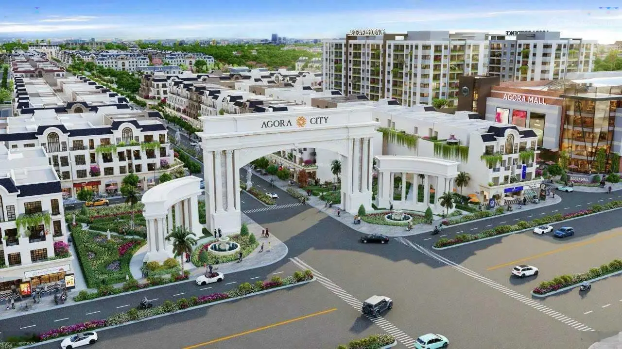Mở bán KĐT Agora City lớn nhất tại Long An quy mô 127ha có 5ha trung tâm hành chính của huyện