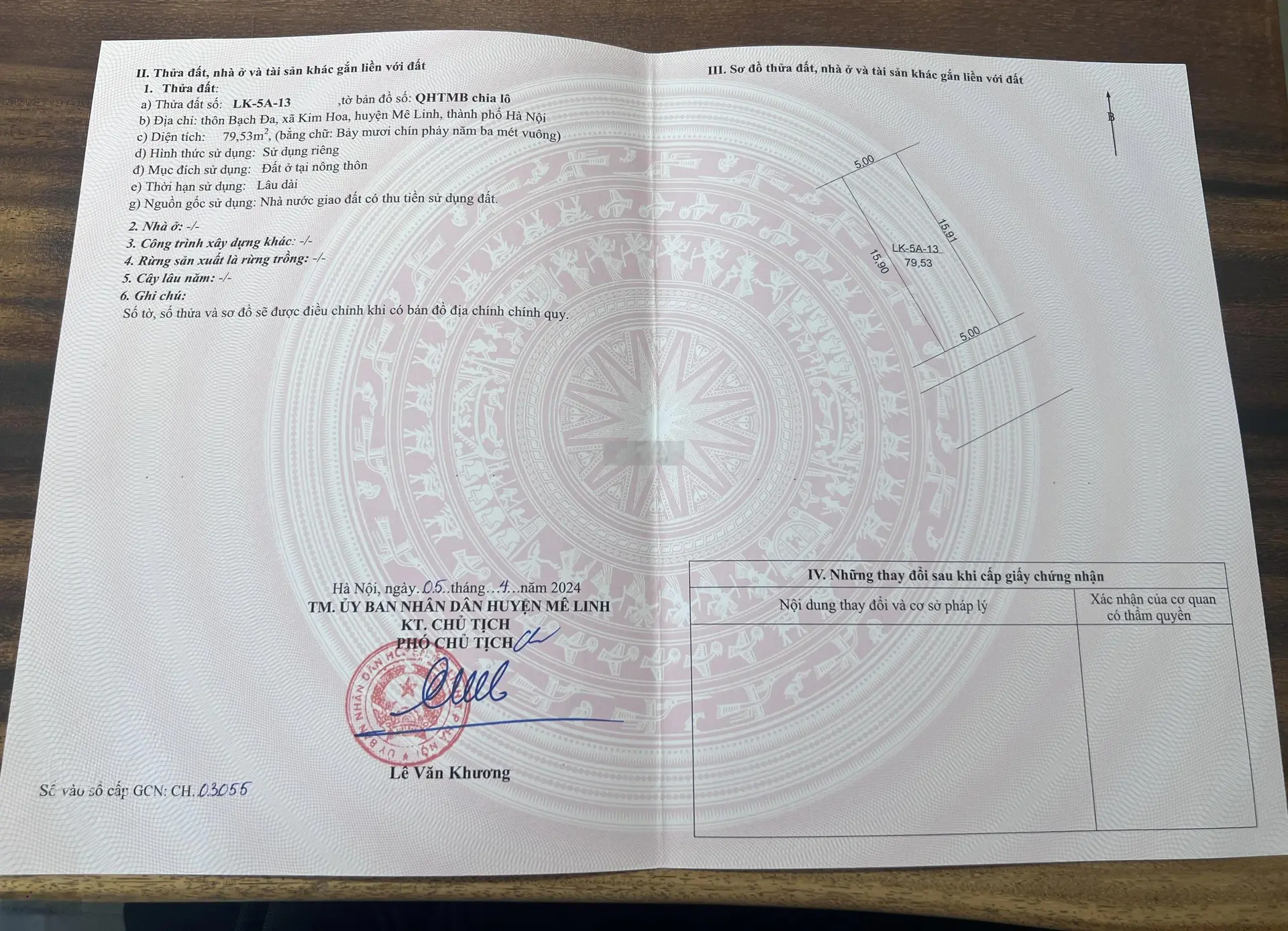 Chỉ 3 tỷ sở hữu lô đất 3 mặt tiền thoáng tại đấu giá Bạch Đa-Kim Hoa ngay cạnh vành đai 4