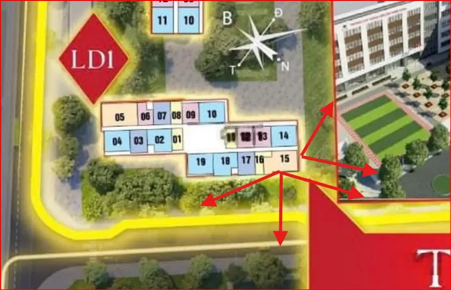Căn hộ 3PN , diện tích 87m2 giá chỉ 5 tỷ tại The London - Vinhomes Ocean Park