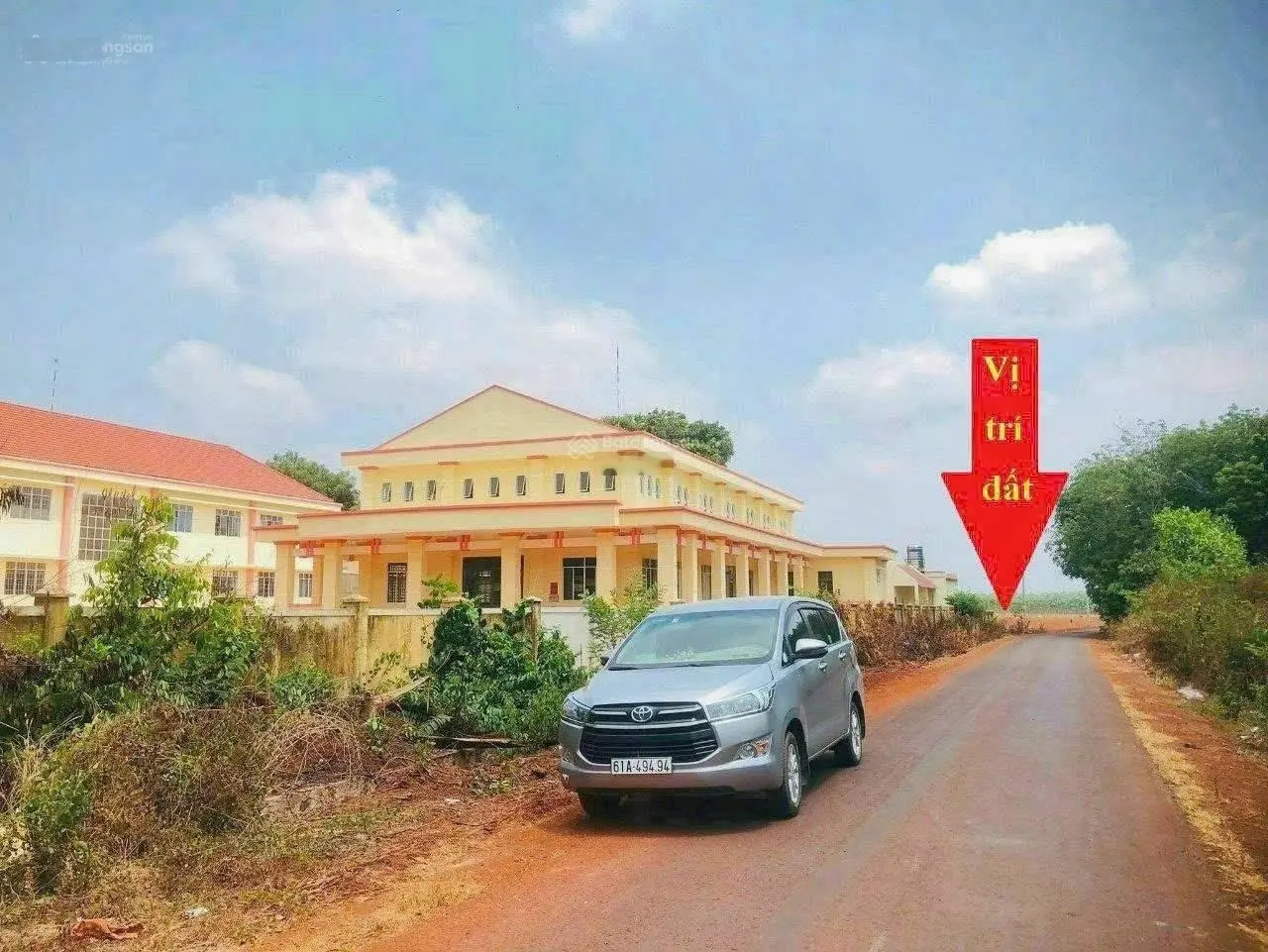 Diện tích 255m ( 100m thổ cư )
