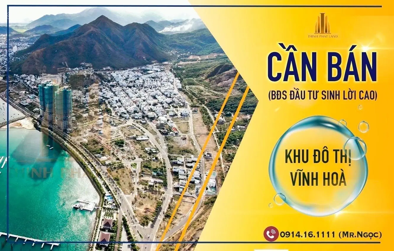 Cần bán gấp các lô đất biệt thự thuộc KĐT Vĩnh Hòa giá chỉ từ 41tr/m2, rẻ hơn thị trường
