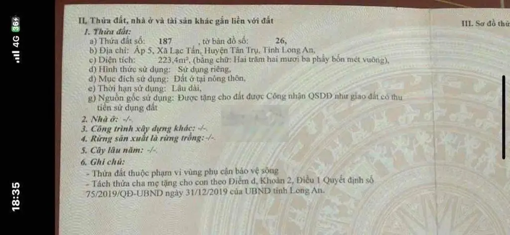 Đất Thổ Giá Siêu Rẻ Lạc Tấn