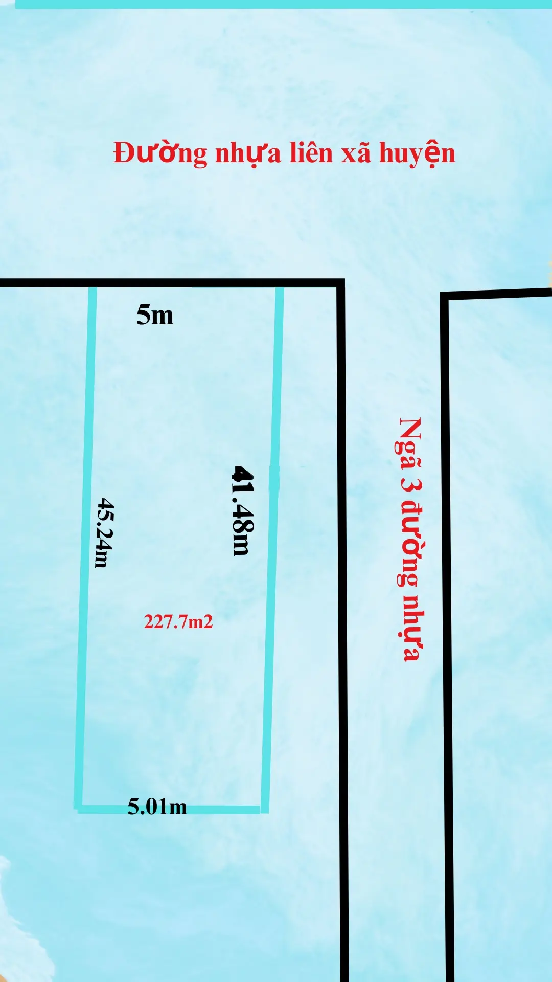 Bán 227,7m2 trục chính áp phan Phú Mãn giá đầu tư lô nhỏ xinh còn lại ở trục chính rẻ hơn trong ngõ