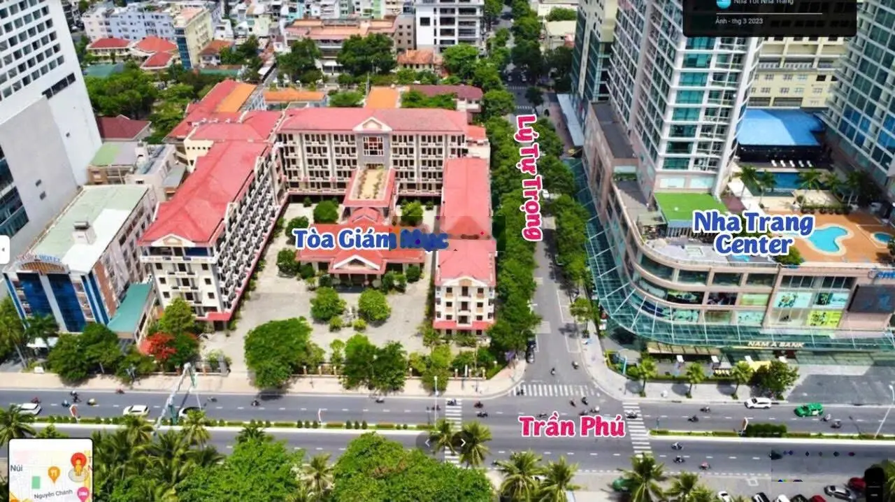 Căn góc 6 tầng DT 134m2 DTSD 630m2 vị trí vàng đường Lý Tự Trọng cách bãi tắm 400m