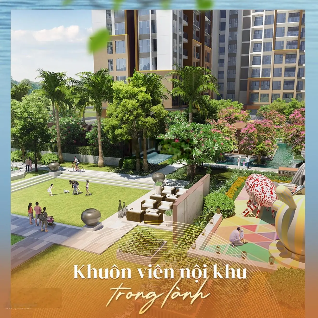 Bán căn hộ 2PN2VS phân khu Hawaii, tầng đẹp, bàn giao NT cao cấp, view sông, biệt thự Ngọc Trai