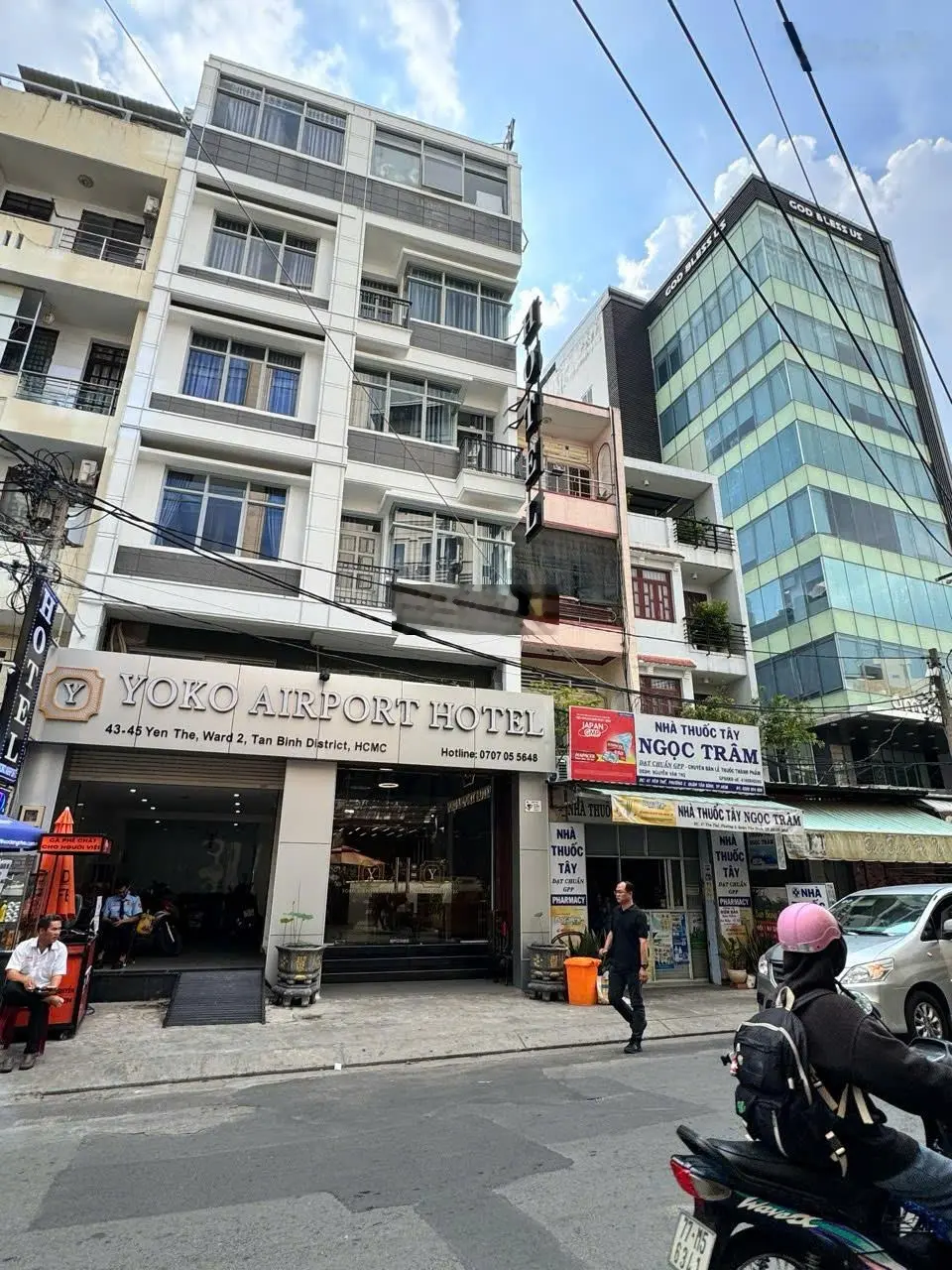 Bán khách sạn mặt tiền 43-45 yên thế - quận tân bình