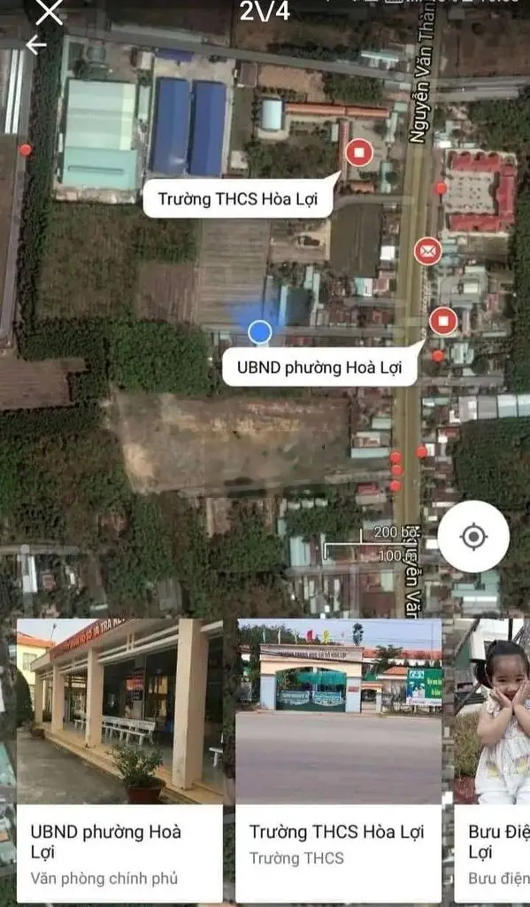 Cần bán đất đối diện UBND Phường Hòa Lợi, Thị Xã Bến Cát, Bình Dương.