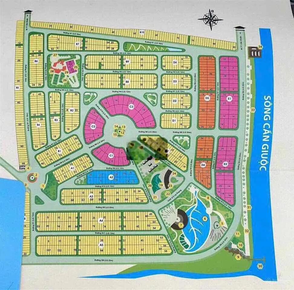 Nền đất KDC Ngay Cầu Cần Giuộc siêu đẹp giá rẻ 1ty600tr .
