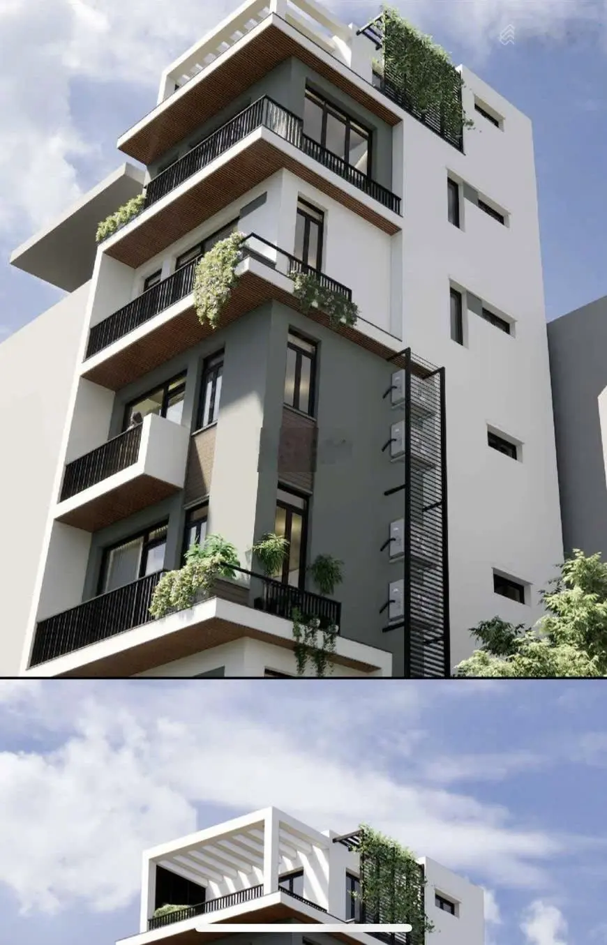 Lạc Long Quân toà nhà 7 tầng thang máy 51m2 MT 5.7m lô góc 2 mặt thoáng view Hồ Tây view Lotte