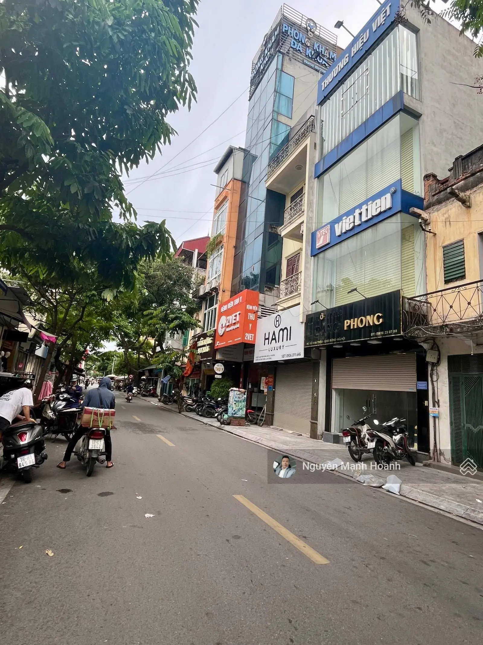Bán nhà mặt phố Bà Triệu, Hà Đông. Diện tích 57m2, xây dựng 5 tầng, kinh doanh đẳng cấp