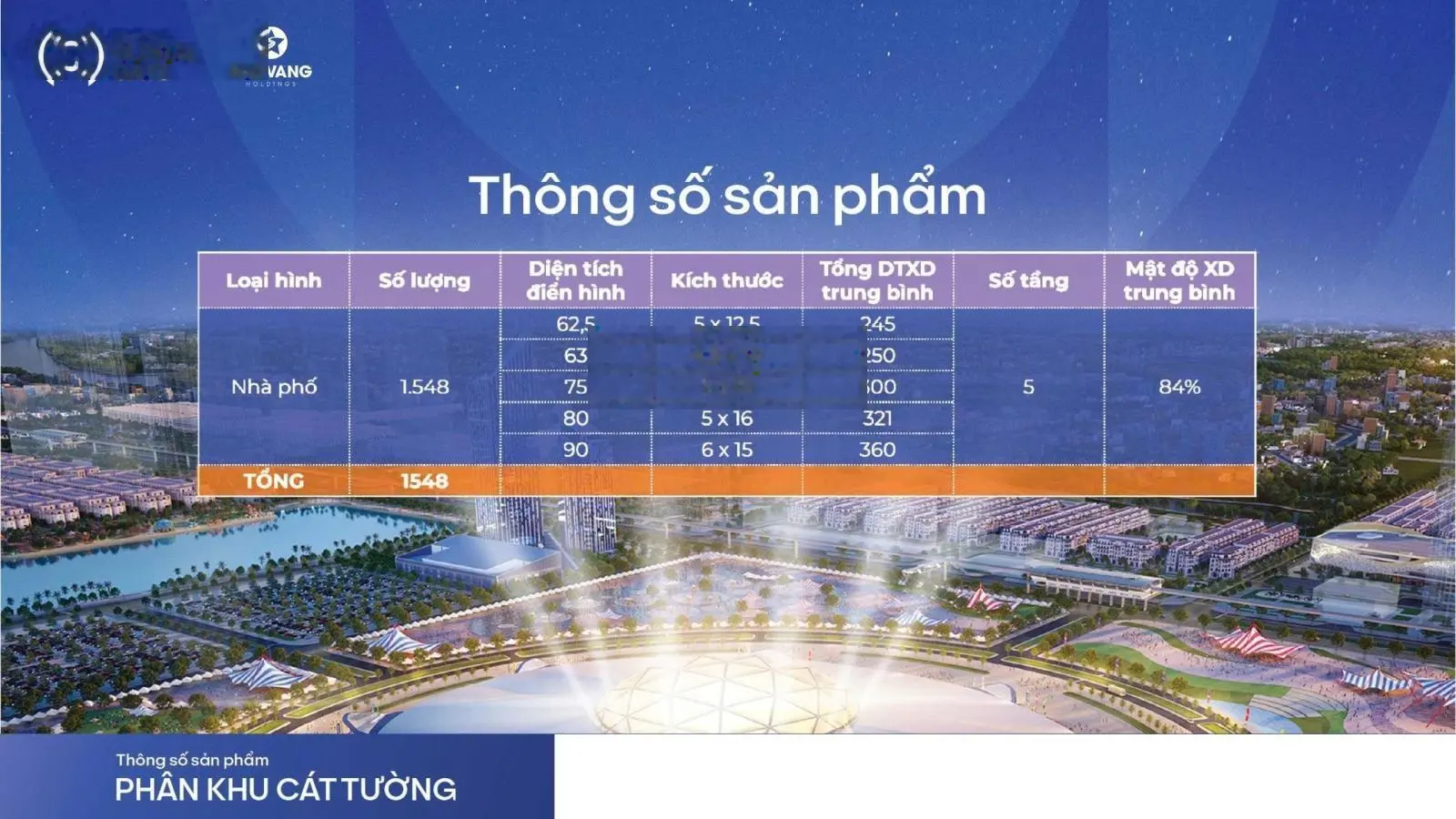 Bán các căn liền kề biệt thự khu Cát Tường Vinhomes Global Gate Cổ Loa Đông Anh.
