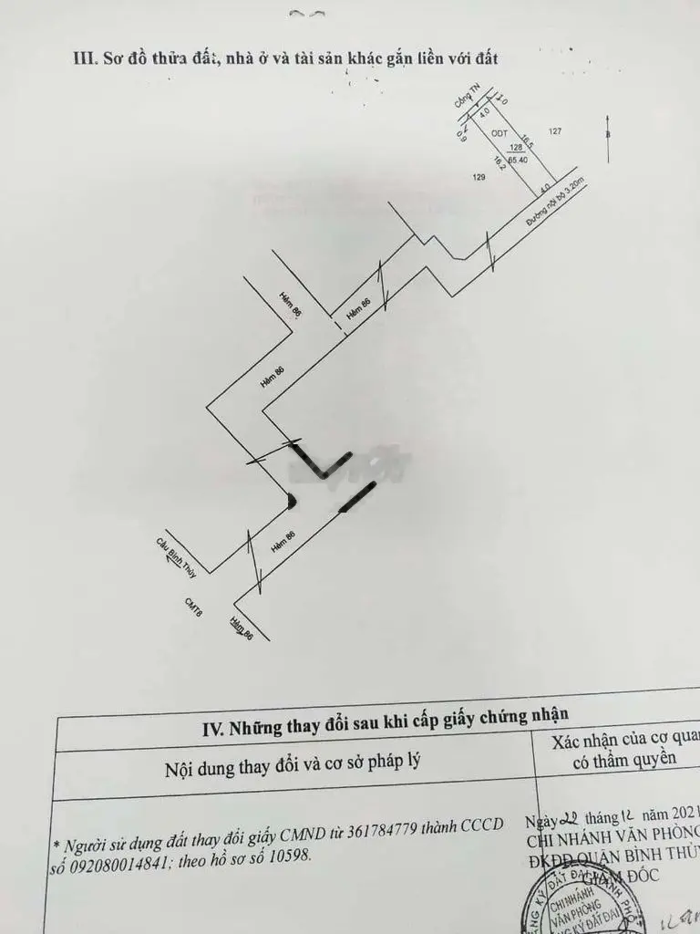 Nhà trệt hẻm 86, cách mạng tháng tám