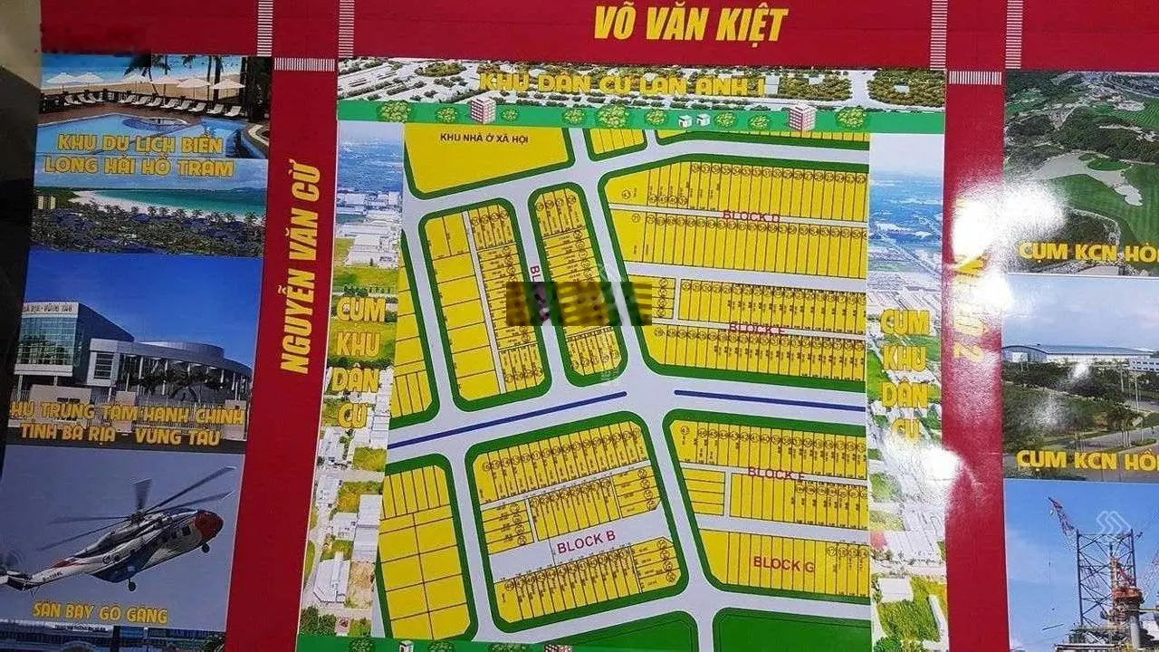 Mua bán nhanh đất dự án Lan Anh 2, Lan Anh 5, Lan Anh 1 Xã Hoà Long, TP Bà Rịa. LH: 0939 751 ***