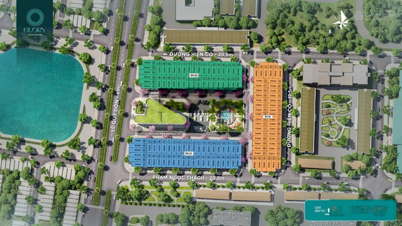 Bán căn liền kề đẹp nhất dự án Glory DowtowN Lê Quý Đôn Thái Bình