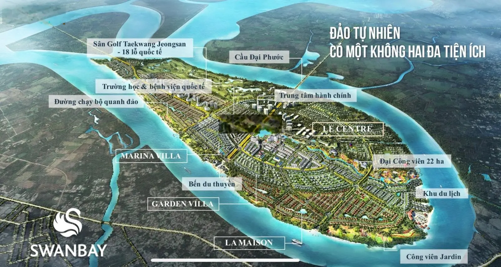 Chính chủ bán biệt thự song lập giá 9 tỷ tốt nhất SwanBay, vị trí rất đẹp gần cổng & clubhouse