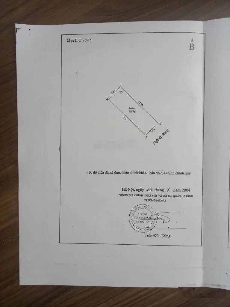 Tân Ấp Ba Đình diện tích 44m2 x 4 tầng giá 6,69 tỷ nhà mới ở ngay