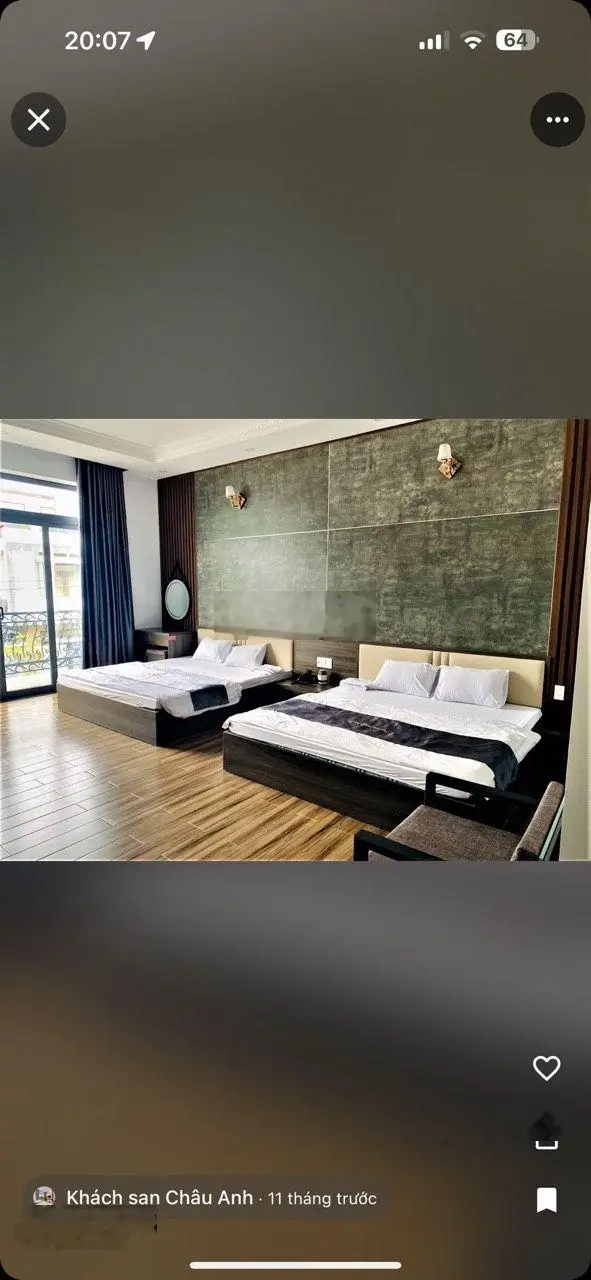 Bán nhà nghỉ sát đường Mê Linh.sát chung cư.đang kinh doanh ổn định.