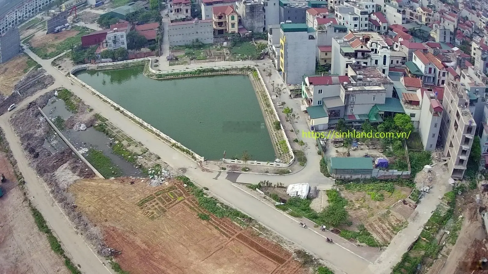 Bán lô góc 2 mặt tiền 105m2 đất dịch vụ Lai Xá, Hoài Đức, cạnh đô thị Hinode Royal Park