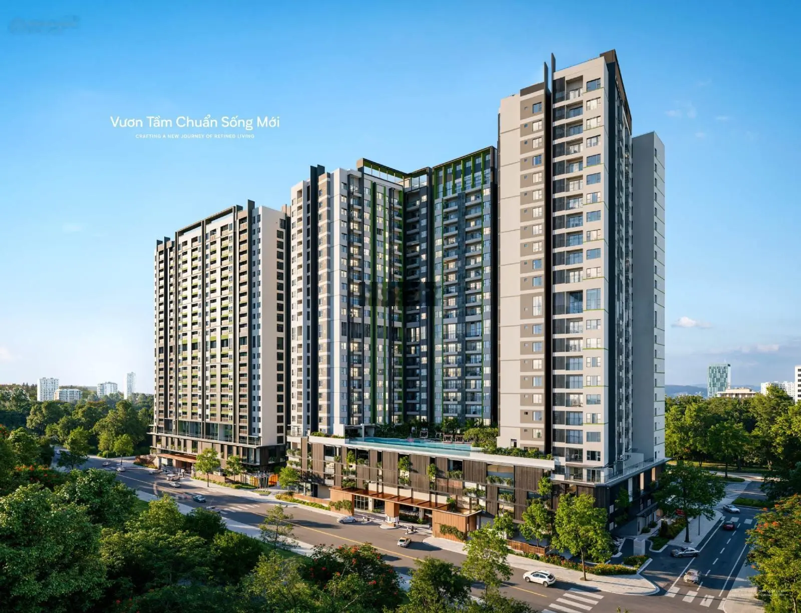 Căn hộ cao cấp Capitaland ở thành phố Mới Bình Dương, mở bán giai đoạn 1 giá chỉ từ 48 triệu/m2