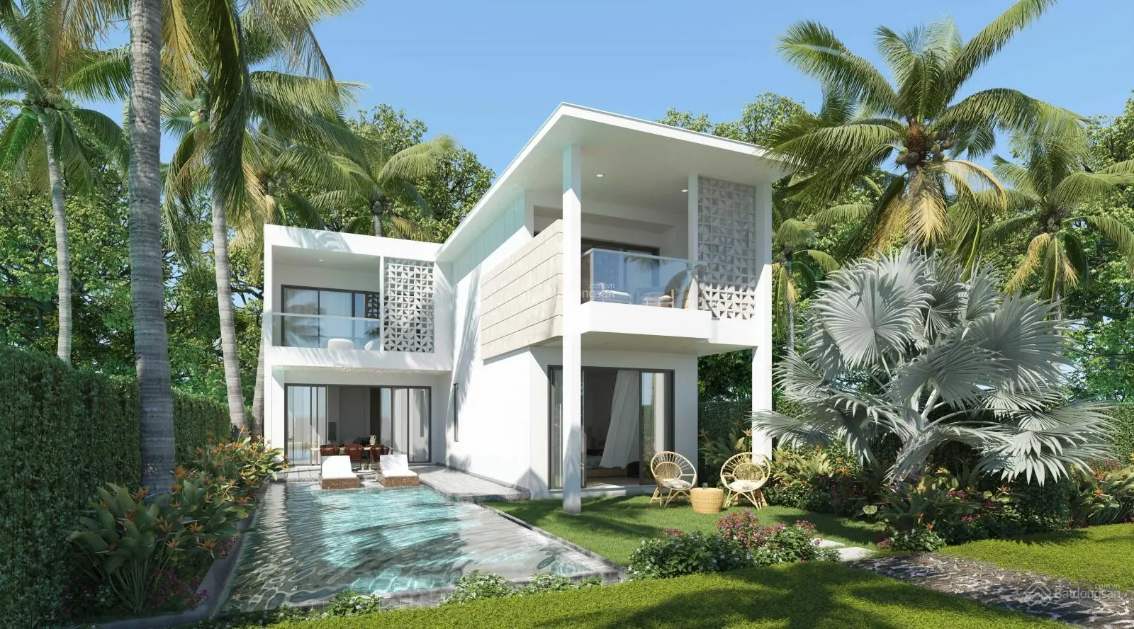 Biệt thự 3PN nghỉ dưỡng kế bên Melia tự do lưu trú tại Hồ Tràm - bàn giao nội thất tiêu chuẩn 5sao