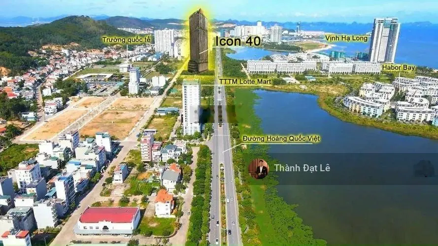 CC Cần bán căn hộ nghỉ dưỡng cao cấp. Căn 2 phòng ngủ + 2VS thuộc tòa ICON40 cao nhất Hạ Long.