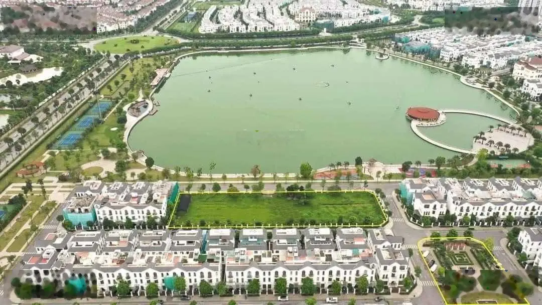 Cực hiếm, biệt thự song lập Tulip mẫu lớn, 186m2, hướng Đông Nam, bên hồ, Vinhomes The Harmony