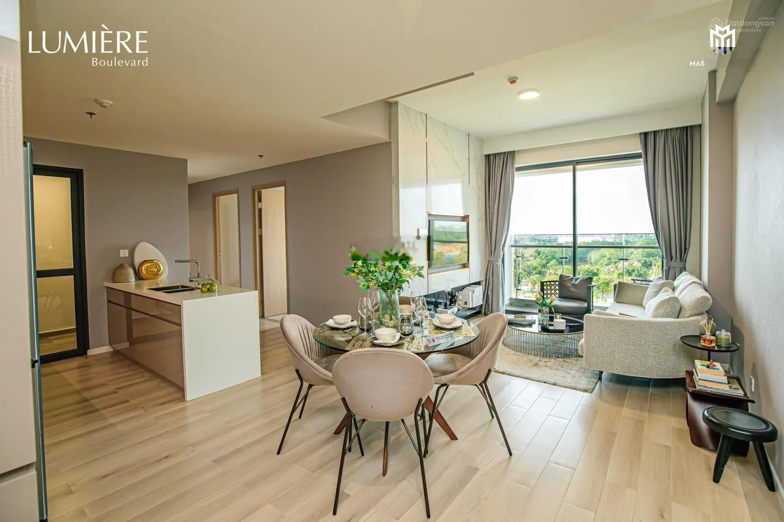 Bán gấp căn hộ 2PN cao cấp Lumiere Boulevard, giá chỉ 3.95 tỷ, Vinhomes Grand Park Quận 9