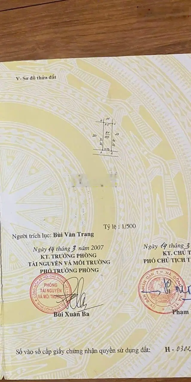 Tôi cần bán nhà 43m2, ngay bưu điện Hà Đông, Oto đỗ ngày đêm cách nhà 50m