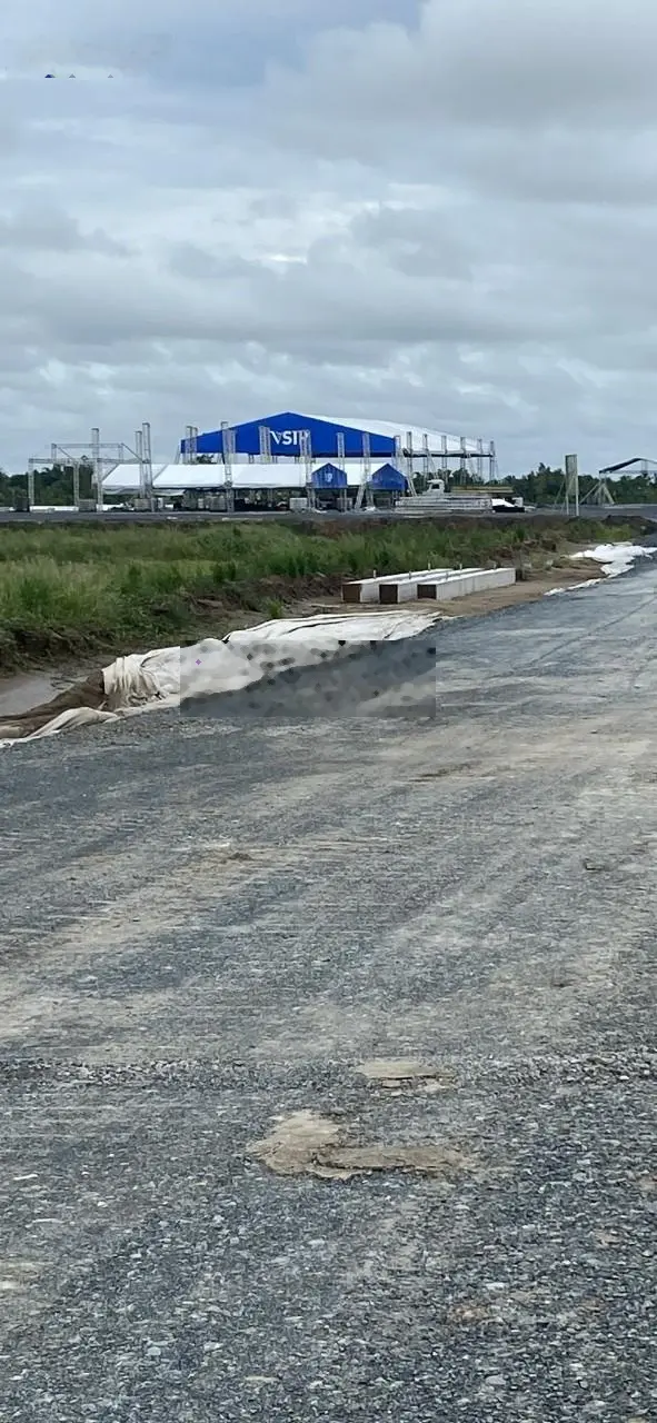 Bán đất 10x42m mặt tiền Quốc Lộ 80 sát cổng khu công nghiệp Vsip Vĩnh Thạnh Cần Thơ