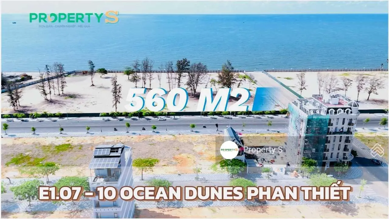 Property S - Bán đất nền E1.07 đến 10 Ocean Dunes Phan Thiết. Cách biển chỉ 80m