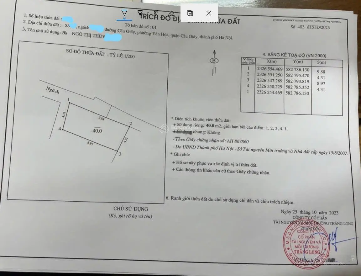 Bán nhà cầu giấy, 6 tầng thang máy - lô góc - ngõ thông - mới koong, 40,4 m2, giá 10,9 tỷ.