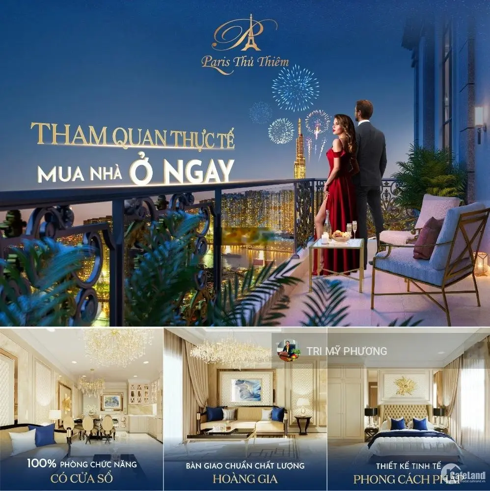 Duy nhất 30 căn bán giá gốc CĐT - Paris Hoàng Kim, Quận 2 - Căn hộ cao cấp 2PN chuẩn Pháp