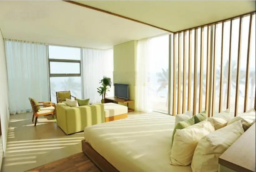 Hàng hiếm! Duy nhất căn góc tầng cao trực diện biển Mỹ Khê Fusion Suite, sẵn sổ hồng lâu dài