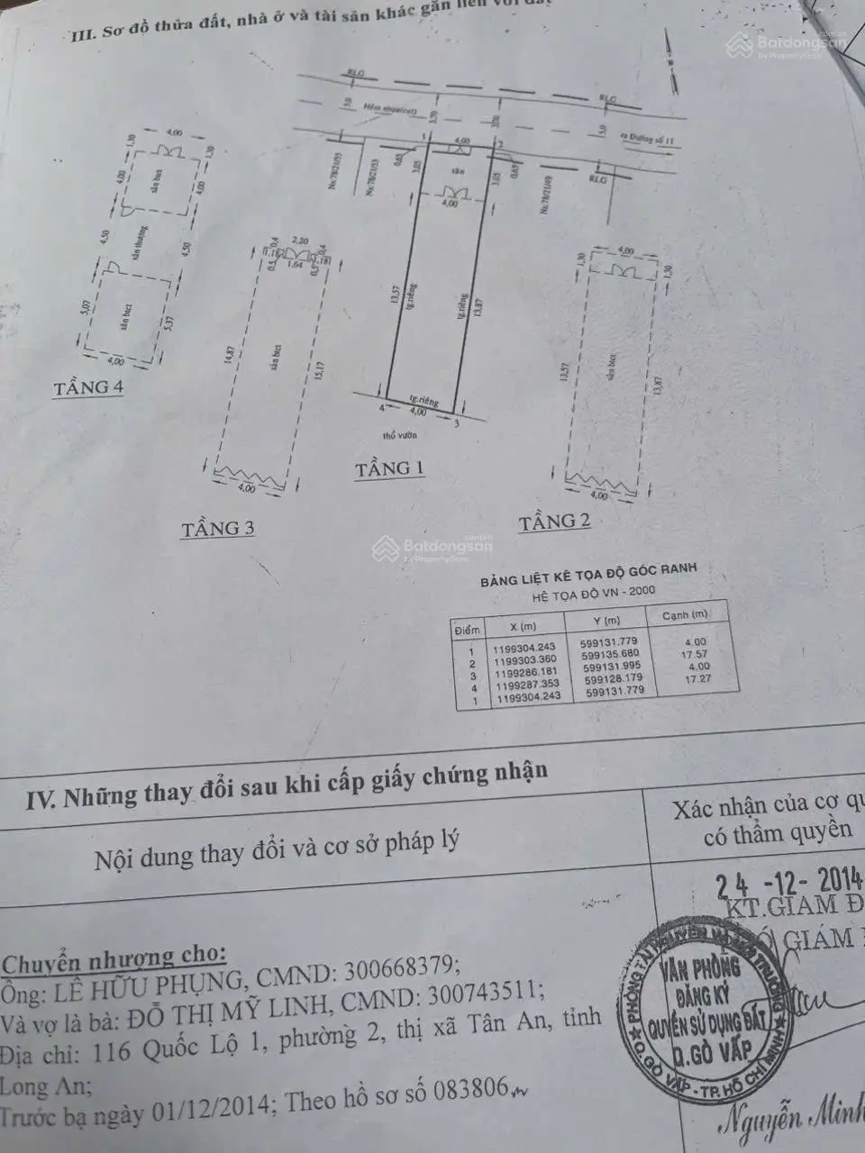 Bán nhà HXH 4m đỗ cửa 78/21/51 Nguyễn Văn Khối P11 Gv 3tầng 4pn 4wc 4x19m