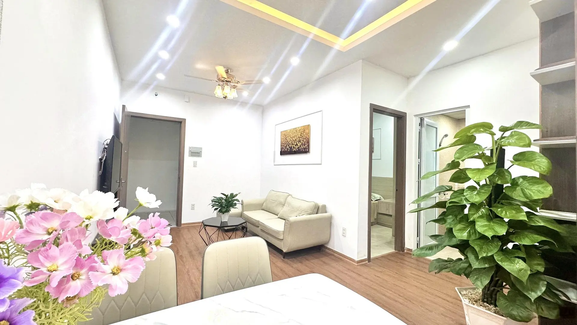 Hạ giá bán nhanh 1 tỷ 620, căn hộ Mường Thanh Viễn Triều đầy đủ nội thất phù hợp KH dành cho cha mẹ