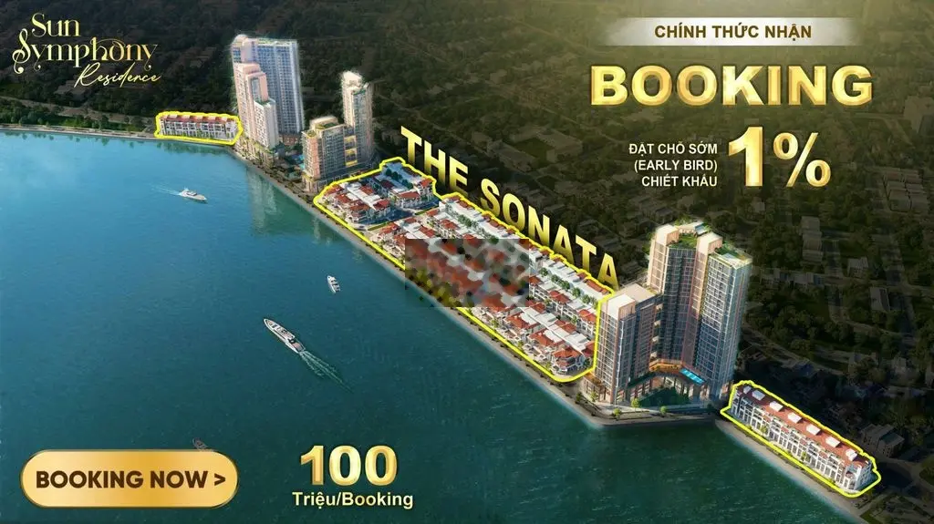 The Sonata -Shophouse 16.8 tỷ ngay trung tâm DN, bên sông Hàn,lâu dài