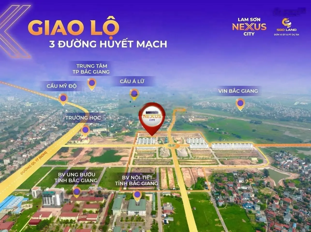 Dự án khu đô thị Lam Sơn Nexus City - Suất ngoại giao chỉ 2 Tỷ /90m2 0921 919 ***
