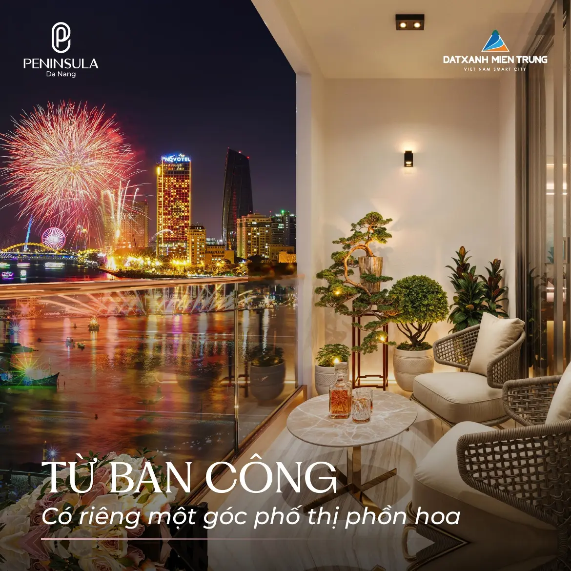 780 triệu sở hữu căn 1PN View Sông Hàn Peninsula 50m2 (Miễn lãi vay 0% 24 Tháng) - Quà tặng 150tr