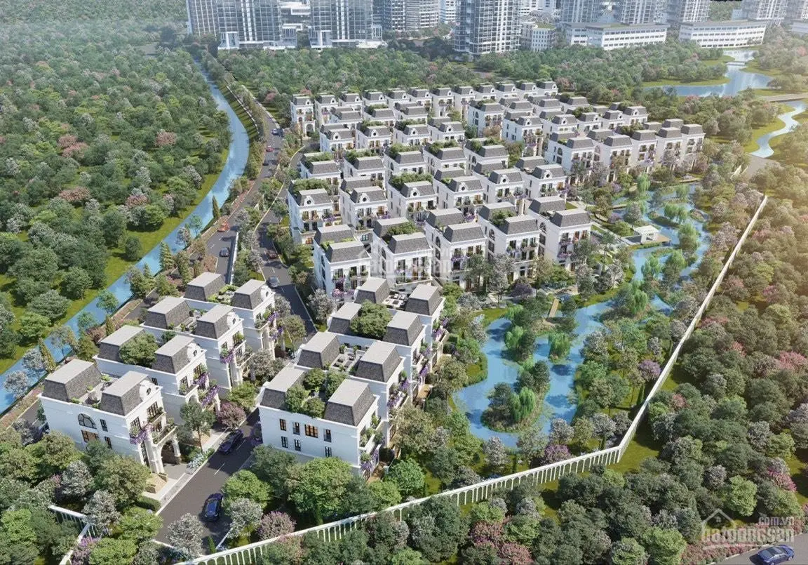 Biệt thự đơn lập Le Jardin ParkCity mẫu C 216m2 cực đẹp