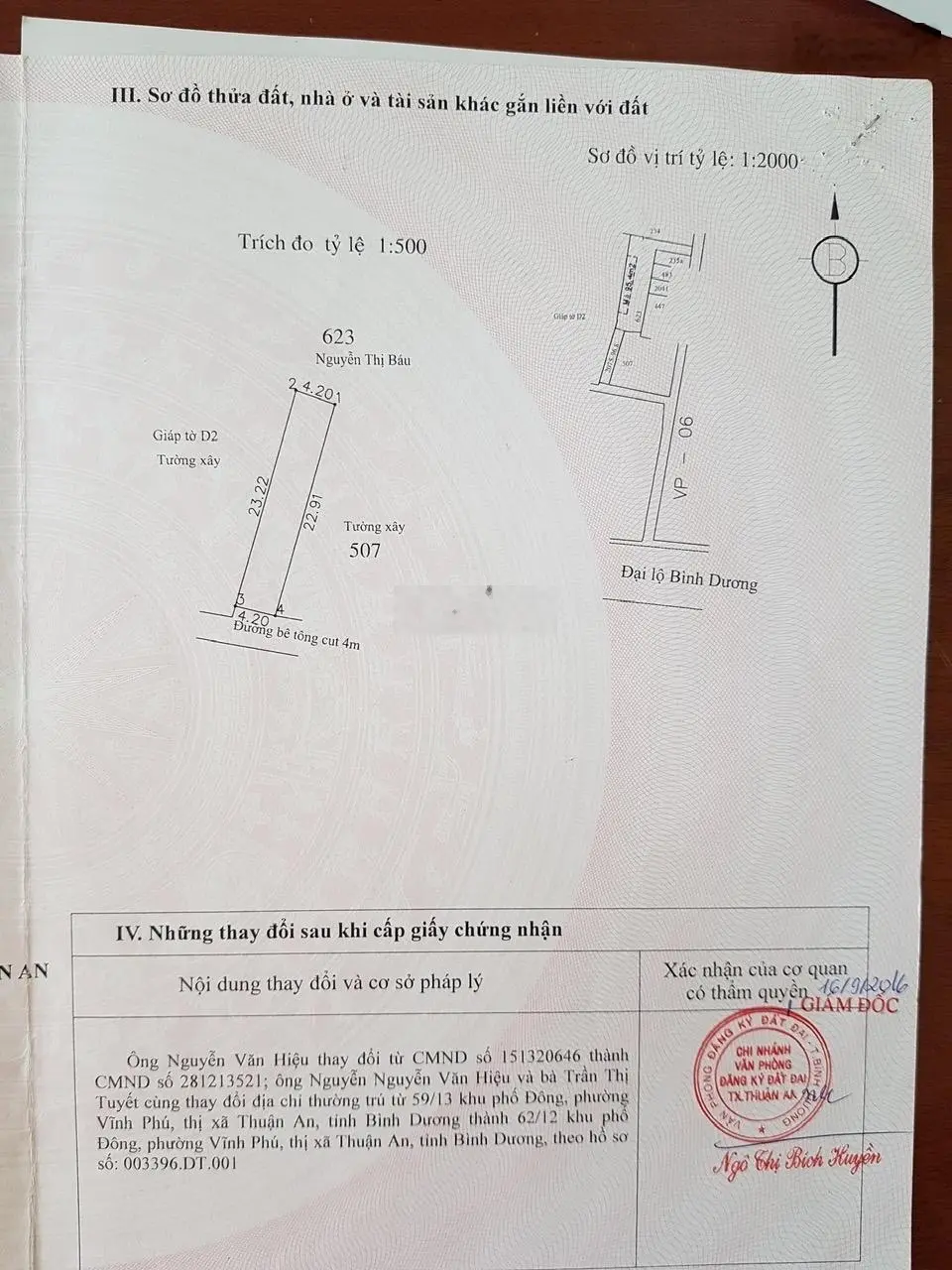 Chính chủ bán nhà cấp 4 Vĩnh Phú 06 gần Quốc Lộ 13 xe hơi vào tận nơi giá chỉ 4,05 tỷ