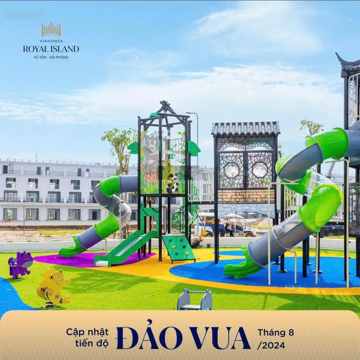 Bán Biệt thự Song Lập Đảo Vua hướng tây nam view ngự hoa viên - bãi biển ĐÔNG BẮC. Lh : 0989 488 ***
