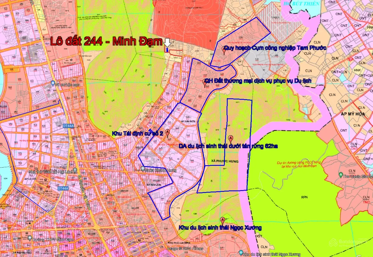 Đất Long Điền - Vũng Tàu. Đất đầu tư lâu dài, 9mx59m, DT: 507,6m2 - Giá 1.4 tỷ