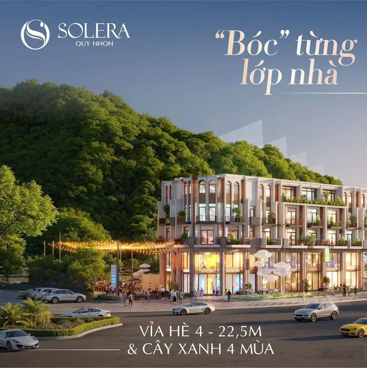 Bán Shophouse 5PN, 5WC ở Solera Quy Nhơn, 4,6 tỷ, 92,5m2