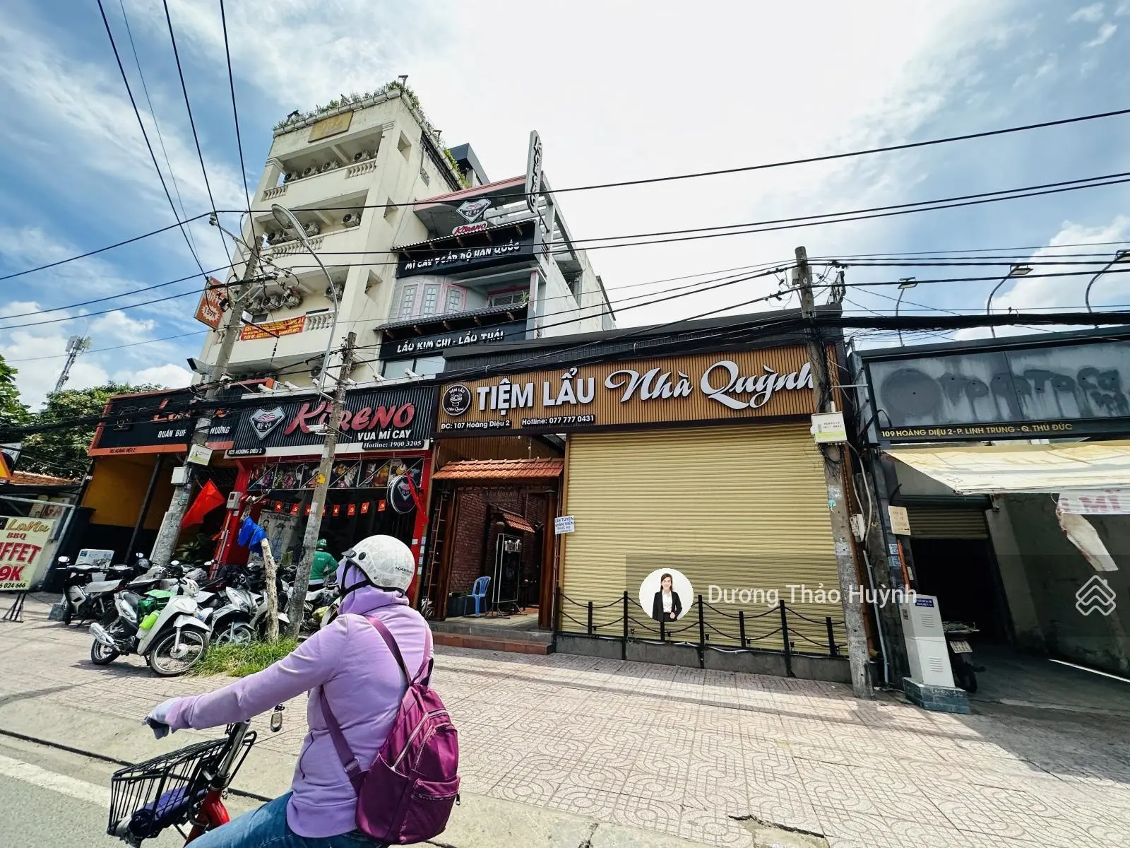 Mặt Tiền Kinh Doanh HOÀNG DIỆU 2, LINH CHIỂU -258m2= 8*33- Thu nhập 60tr/thg - Xây đc Hầm bề thế