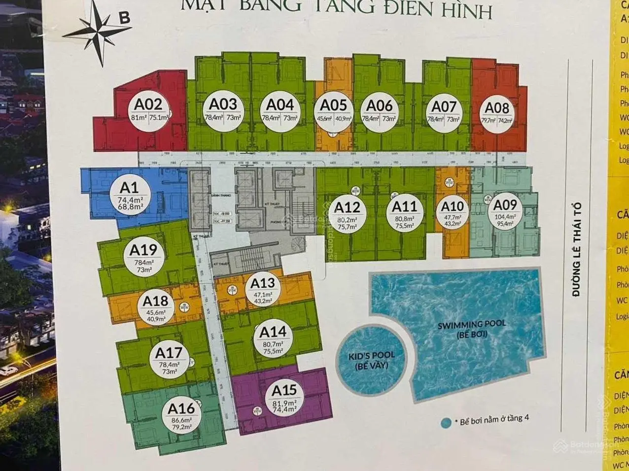 Bán chung cư Green Pearl TP Bắc Ninh cần bán căn 73m2, LH: 0978 862 ***