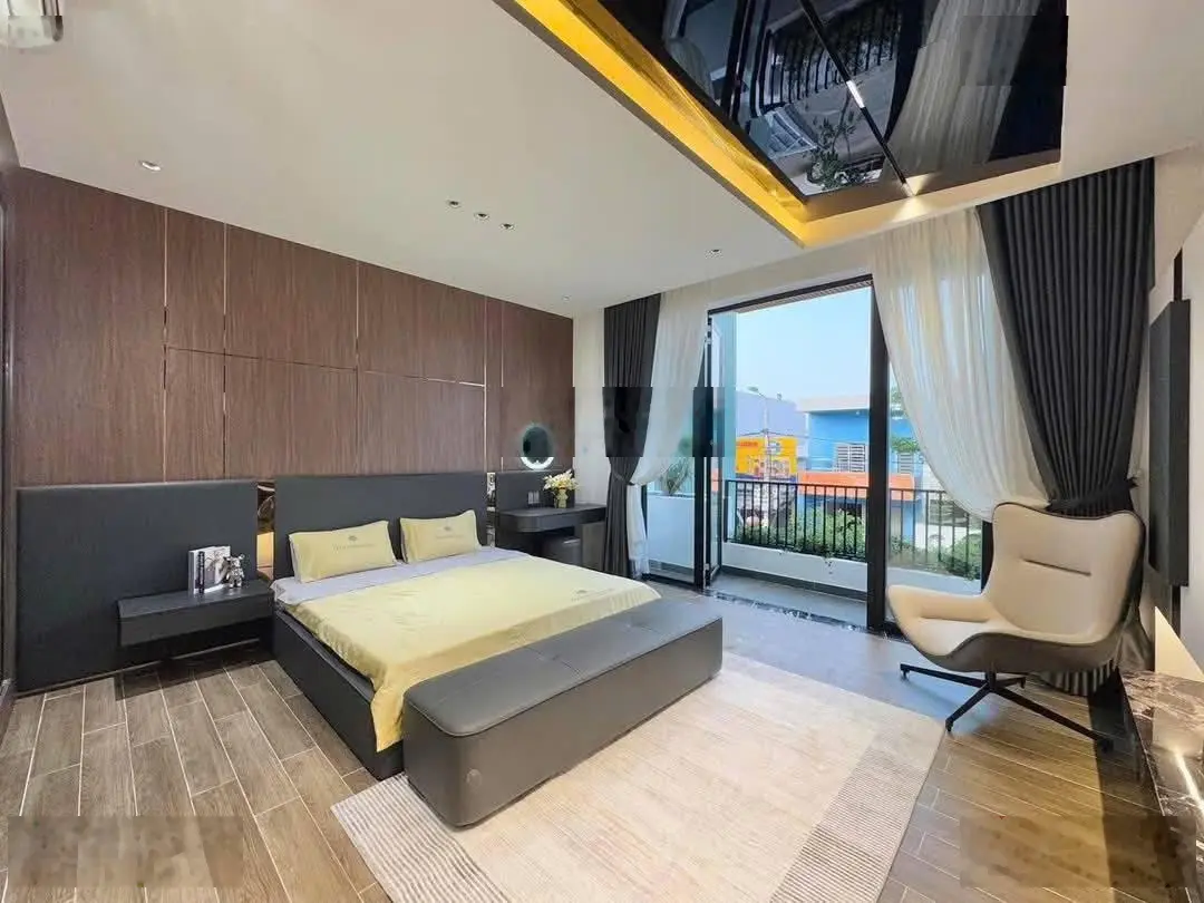 Siêu phẩm nhà 3 tầng full nội thất cao cấp kđt sinh thái hoà xuân đường 7.5m diệp minh châu