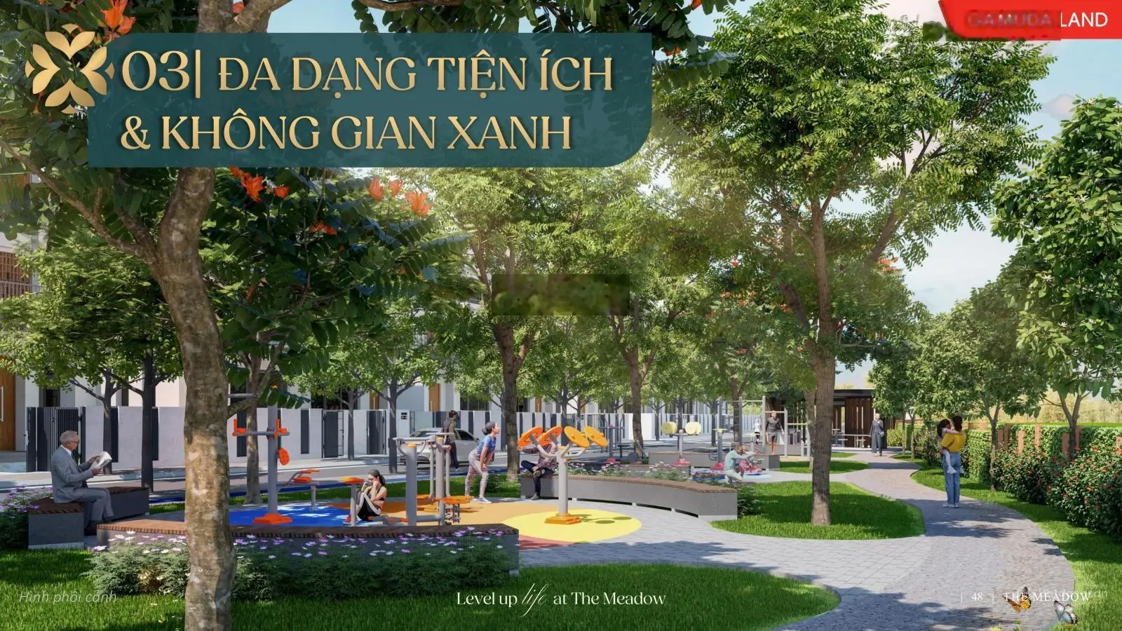 Khan hiếm với 212 căn nhà phố The Meadow, chiết khấu 500 triệu, có trường mầm non, hồ bơi, bảo vệ